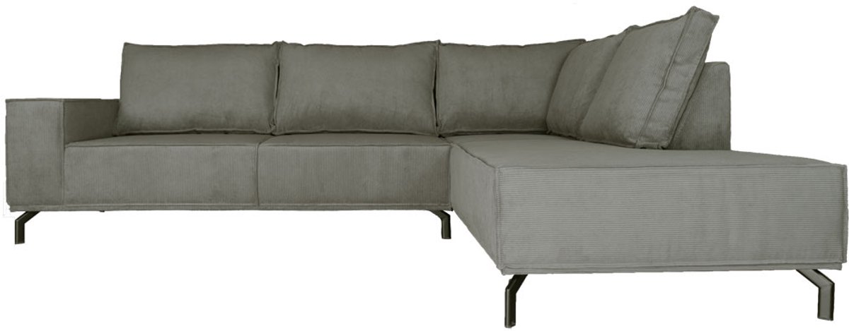 Home67 Hoekbank Ron Forest 162 - Rechts - Luxe Loungebank in Scandinavische / Hotel Chique Stijl Groen