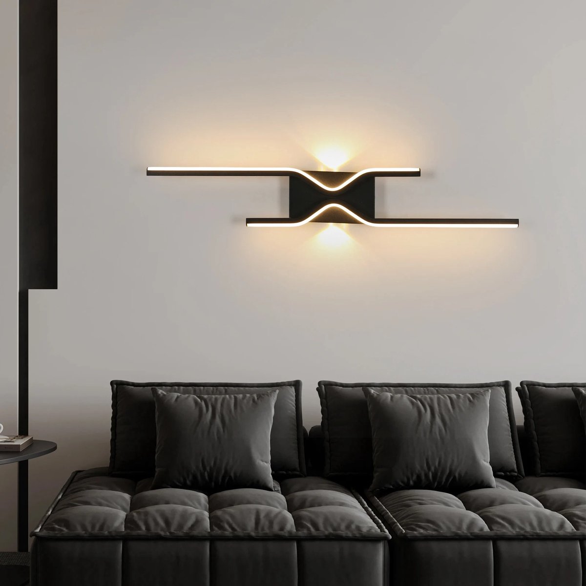 Linkforu - Moderne LED Wandlamp - 25W - Warm Wit 3000K - Aluminium - Acryl - Design - Binnen - Woonkamer - Slaapkamer - Hal