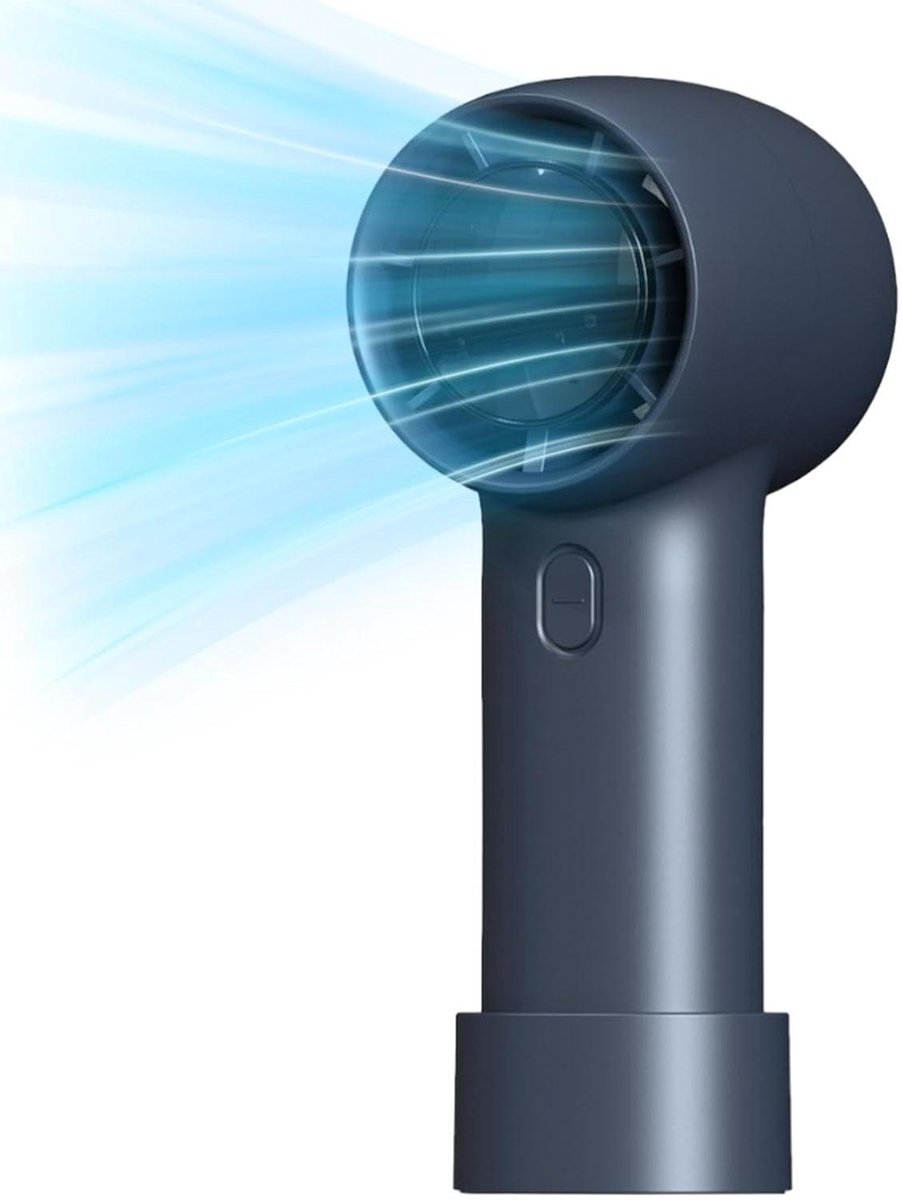 Draagbare Ventilator - Mini Fan - Persoonlijke Koeling - 5 Snelheden Instelbaar - Compact Ontwerp - Purperblauw