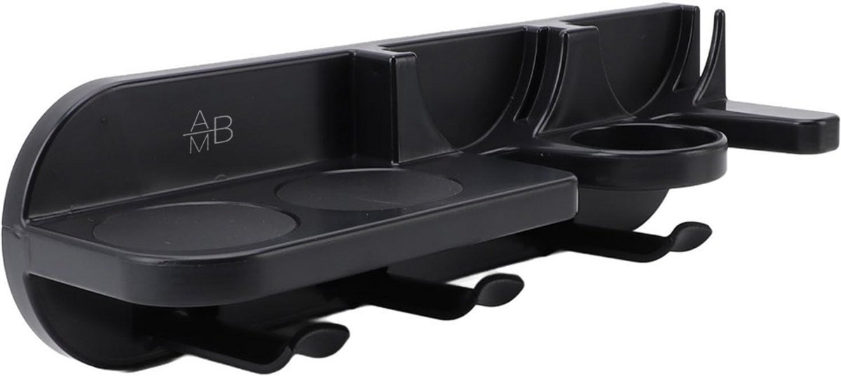 Adore Maison Barista Organizer Wandhouder - 53mm - Tamperhouder & Portafilter Houder - Koffie Accessoires Opbergsysteem - Inclusief Bevestigingsmateriaal - Zwart