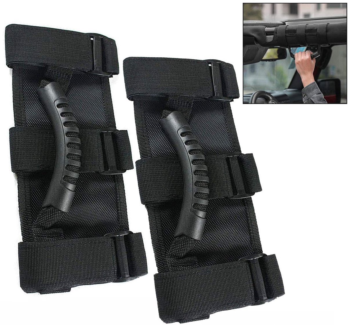 Autostuurstang - 1 paar duurzame bevestigingsriempjes maten 2 inch en 3 inch verstelbare stuuraccessoire voor auto interieur