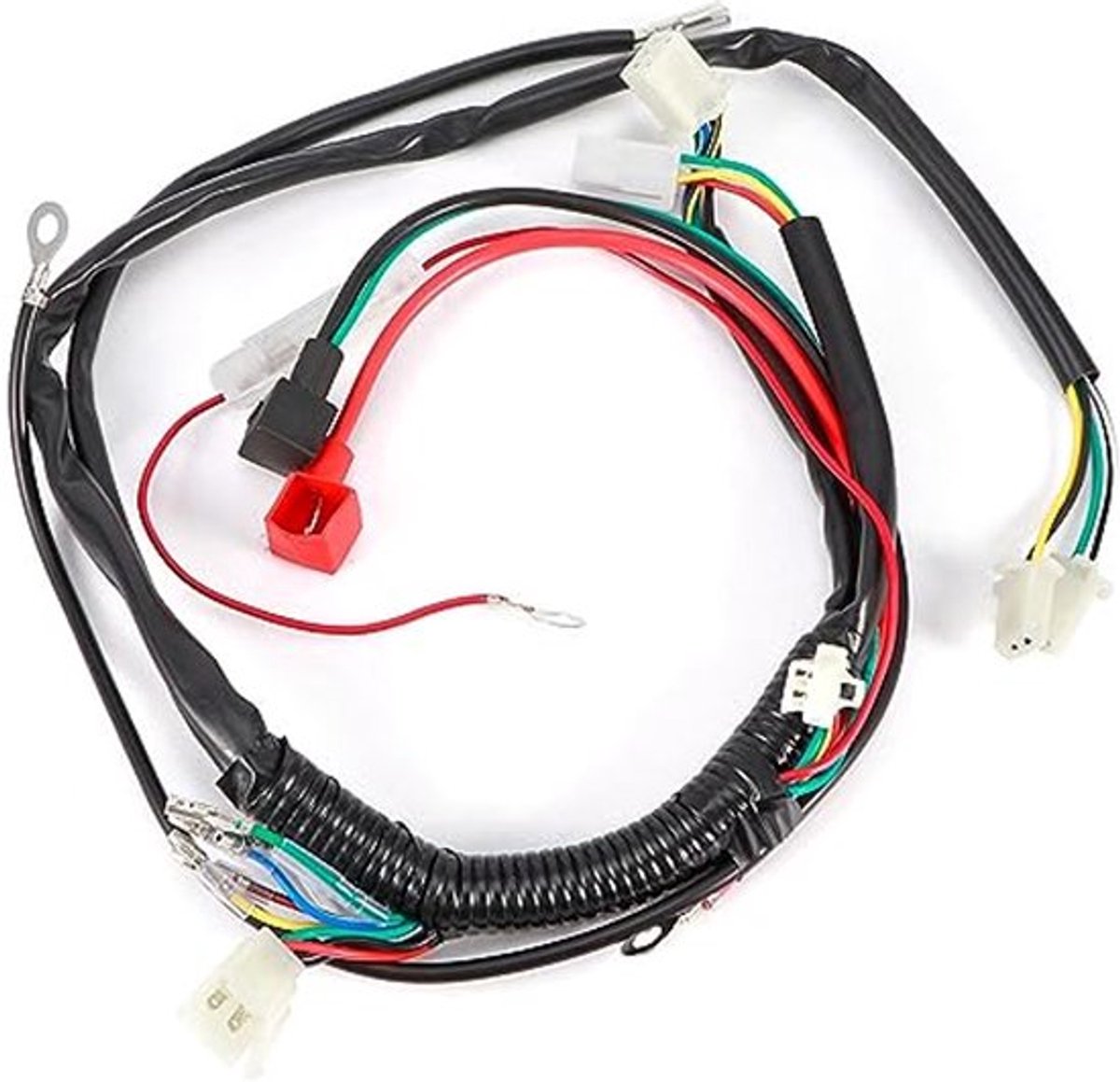 Elektrische Start Kabelboom Harnas CDI Gelijkrichter Sleutel Stopknop Startmotor Batterij voor Pit Bike Motorcycle ATV Quad Betere Prestaties