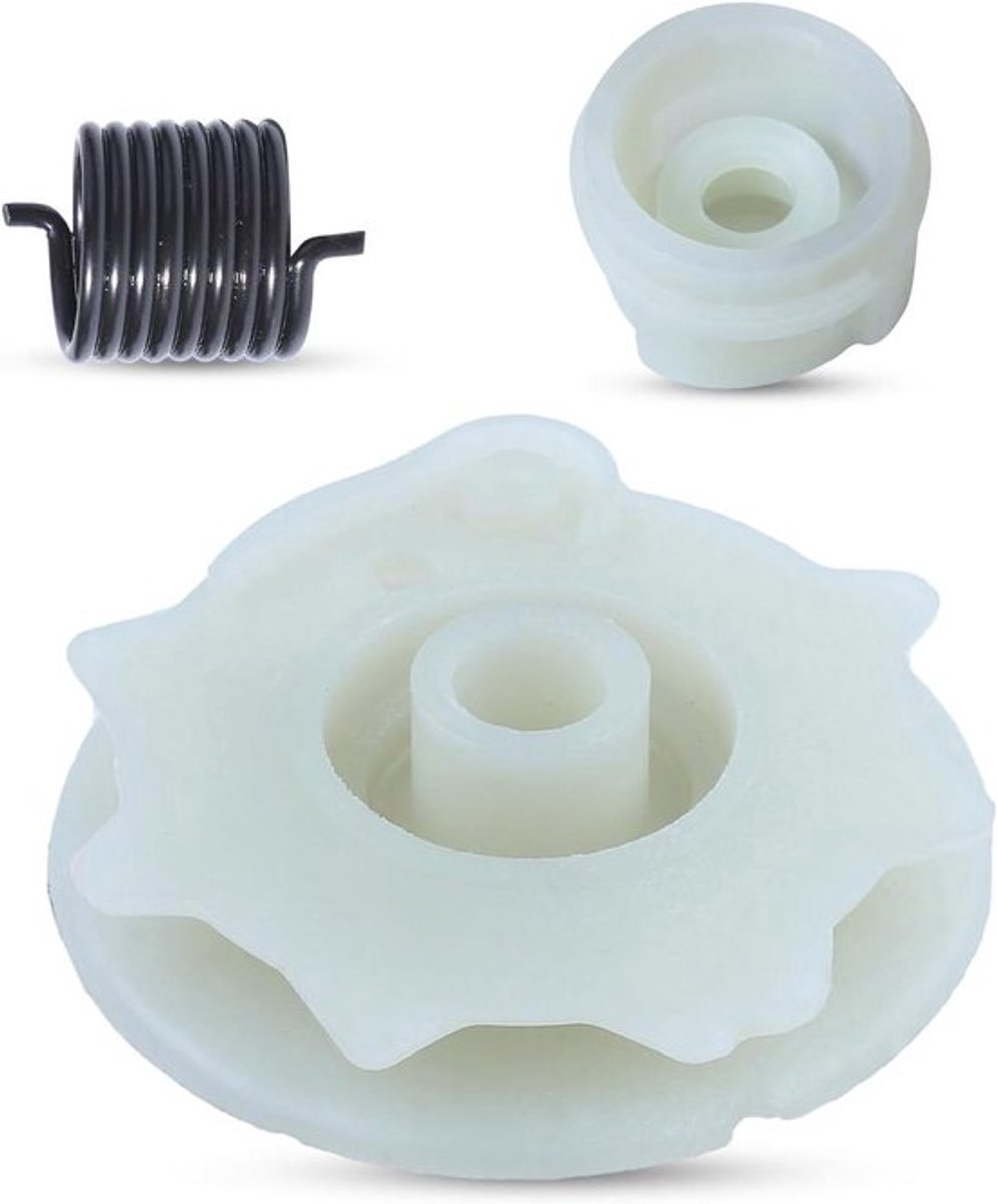 Recoil starter veer en hub voor Husqvarna kettingzagen 137, 142, 235, 235E, 236, 236E en 240 voor eenvoudig starten en duurzame prestaties