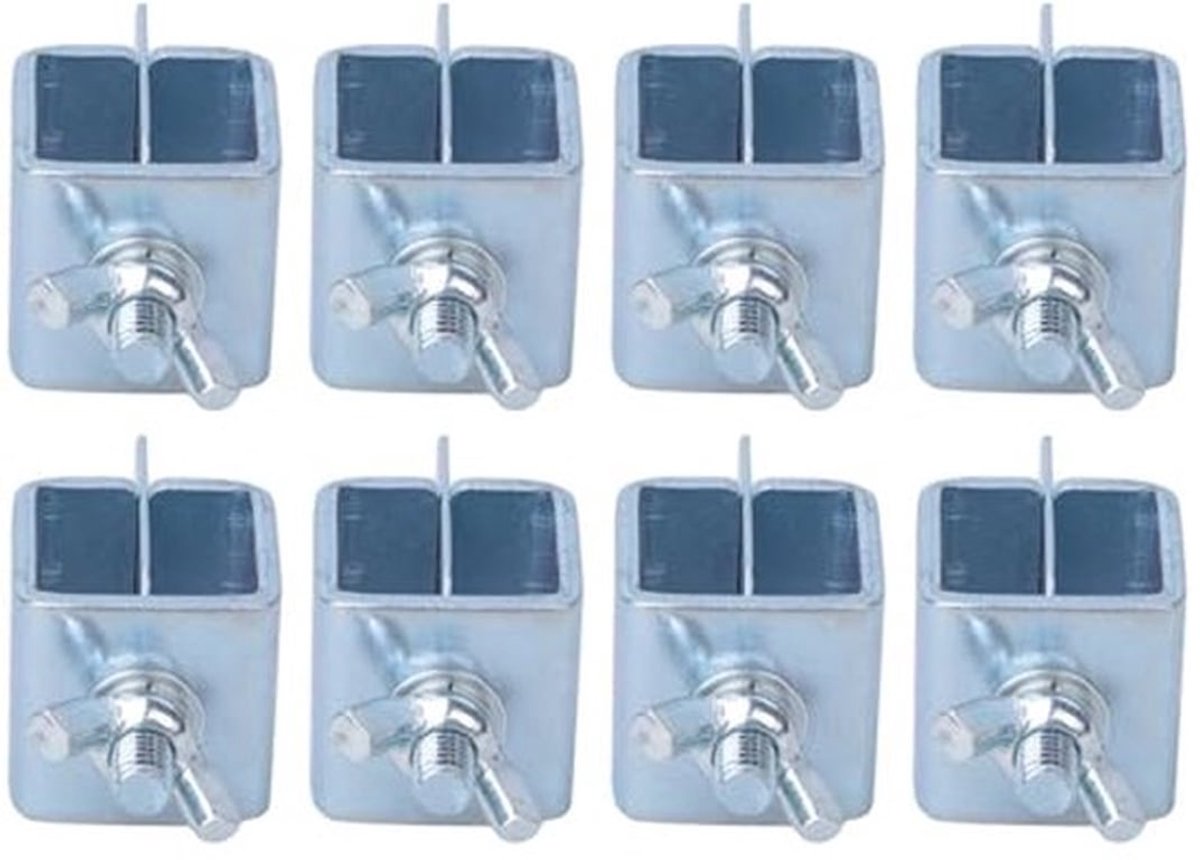 Weldingschroeven 8-pack - Voor rechte en gebogen platen - Roestvrij staal