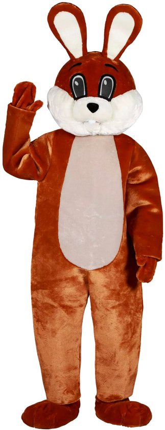 Mascotte deluxe ''Paashaas'', Bruin