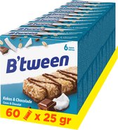B'tween Kokos & Chocolade - Mueslirepen - Muesli - 60 repen x 25 gram