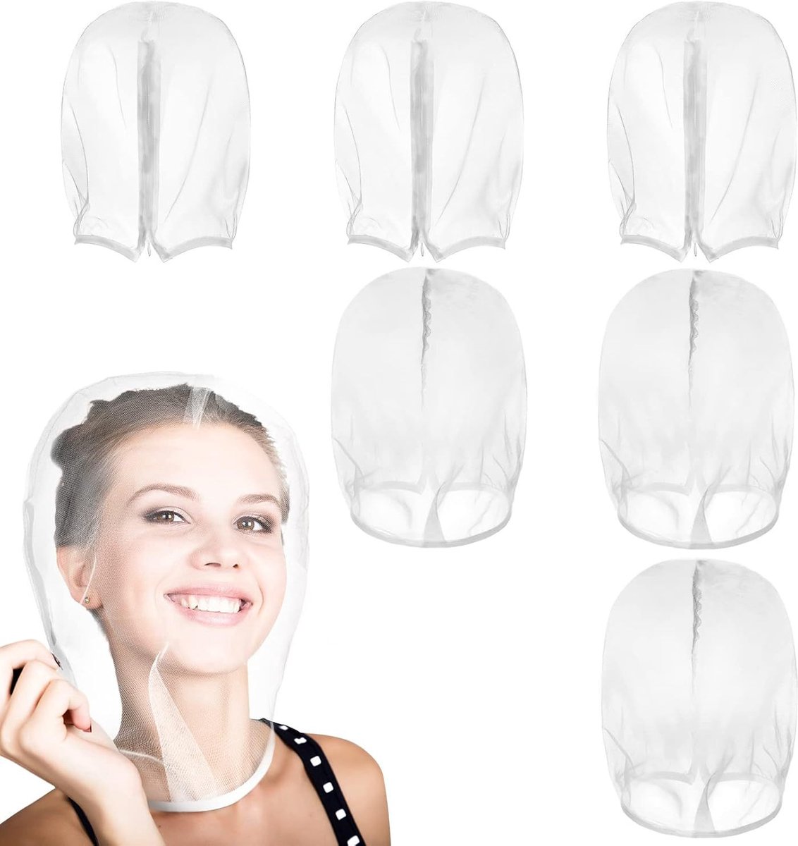 Witte tule net bruidssluier masker - Bride To Be vrijgezellenfeest accessoire - korte transparante hoofdsluier voor pre-wedding fotoshoot en trouw