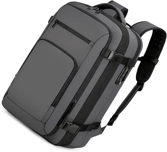 Vacuüm Rugzak - Grote Capaciteit - Reizen - Uitbreidbaar Compressie - 56 x 37 cm - Zwart — afbeelding 4