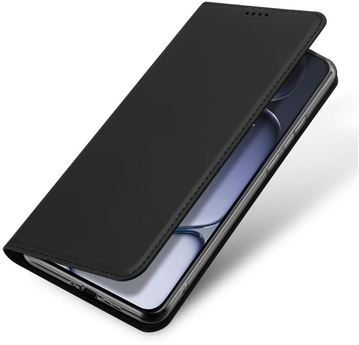 Dux Ducis Skin Pro Hoesje Geschikt voor OnePlus Ace 6 / Ace 6T / 15R | Book Case met Pasjeshouder | Portemonnee | Standaard | Zwart
