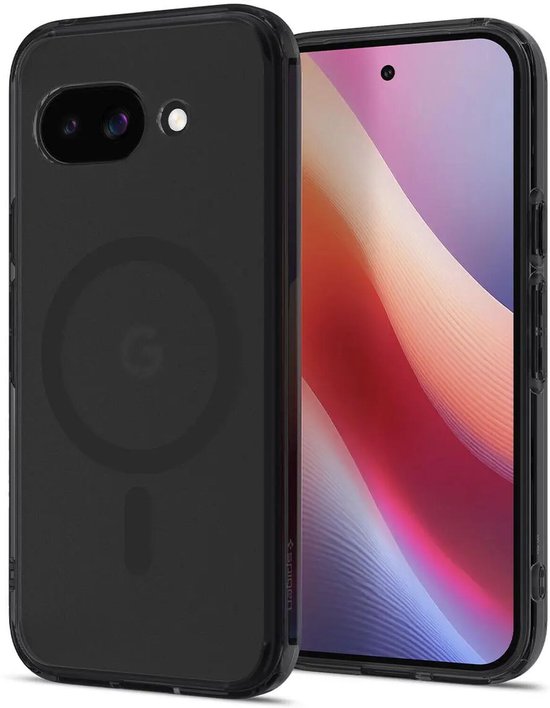 Spigen Ultra Hybrid MagFit - Hoesje Geschikt voor Google Pixel 9a - Compatibel met MagSafe / Qi2 - Back Cover Zwart
