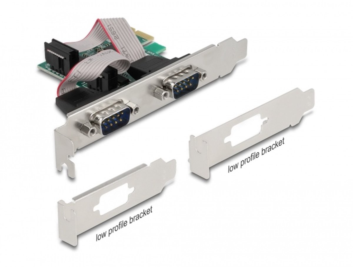 Image of Delock PCI Express Card to 2 x Serial RS-232