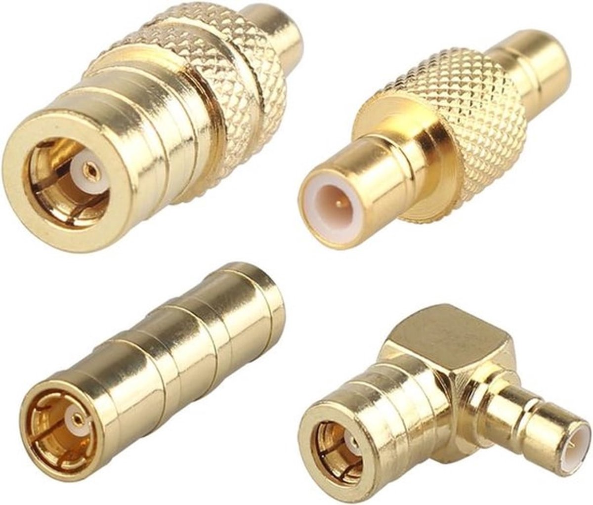 Auto DAB antenne adapter SMB female naar male connector RF adapter 4 kit voor Radio Pioneer Kenwood JVC GPS - Compatibel met alle in-car systemen - Sirius XM Radio Antenne