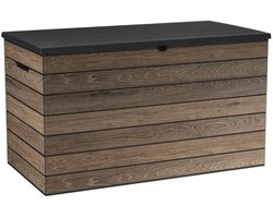 Keter Signature Astoria Opbergbox - 570L - 129x67.4x73.7cm - Walnut
