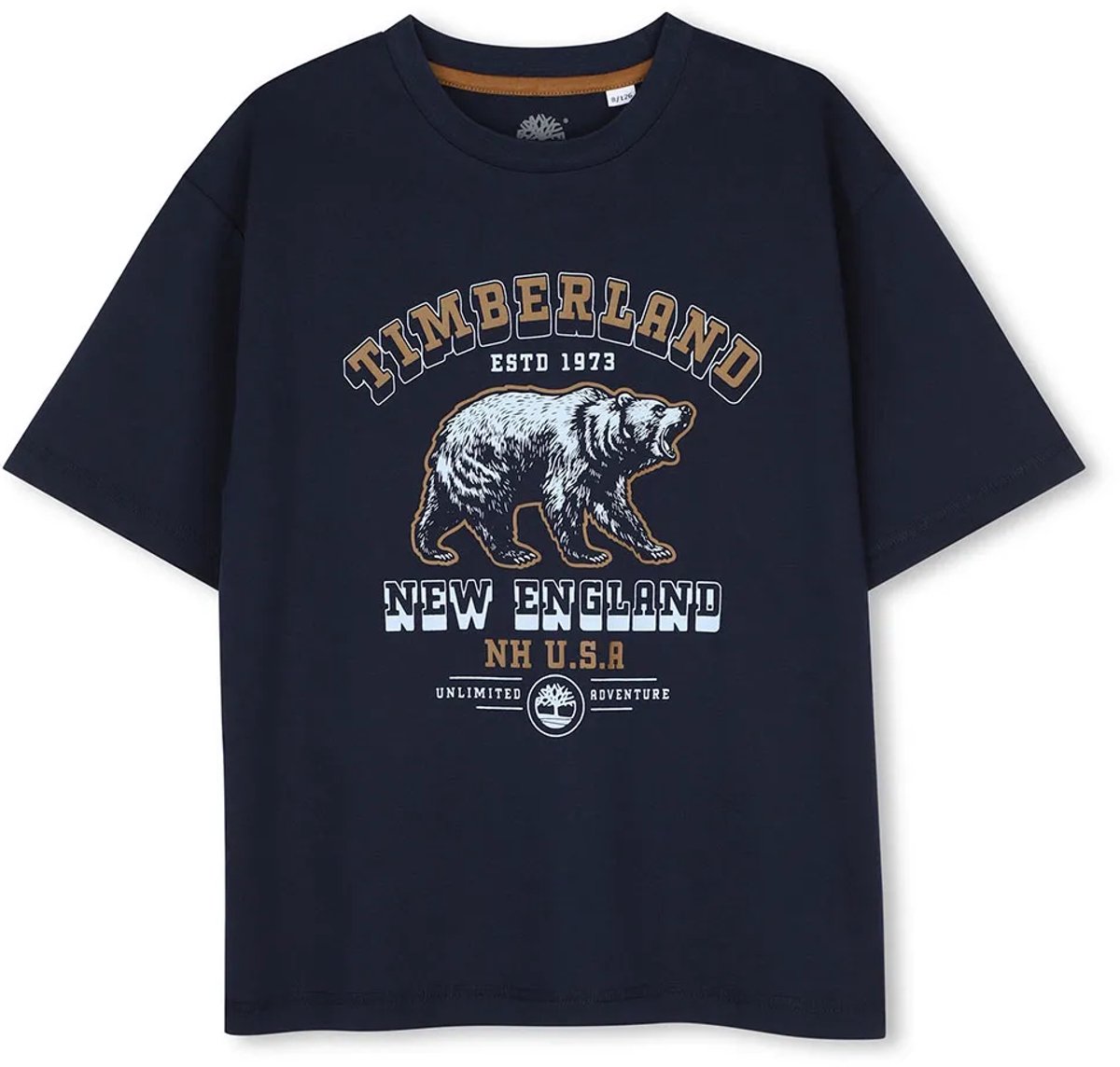 Timberland T61053 T-shirt Met Korte Mouwen 14 Years Jongen Blauw