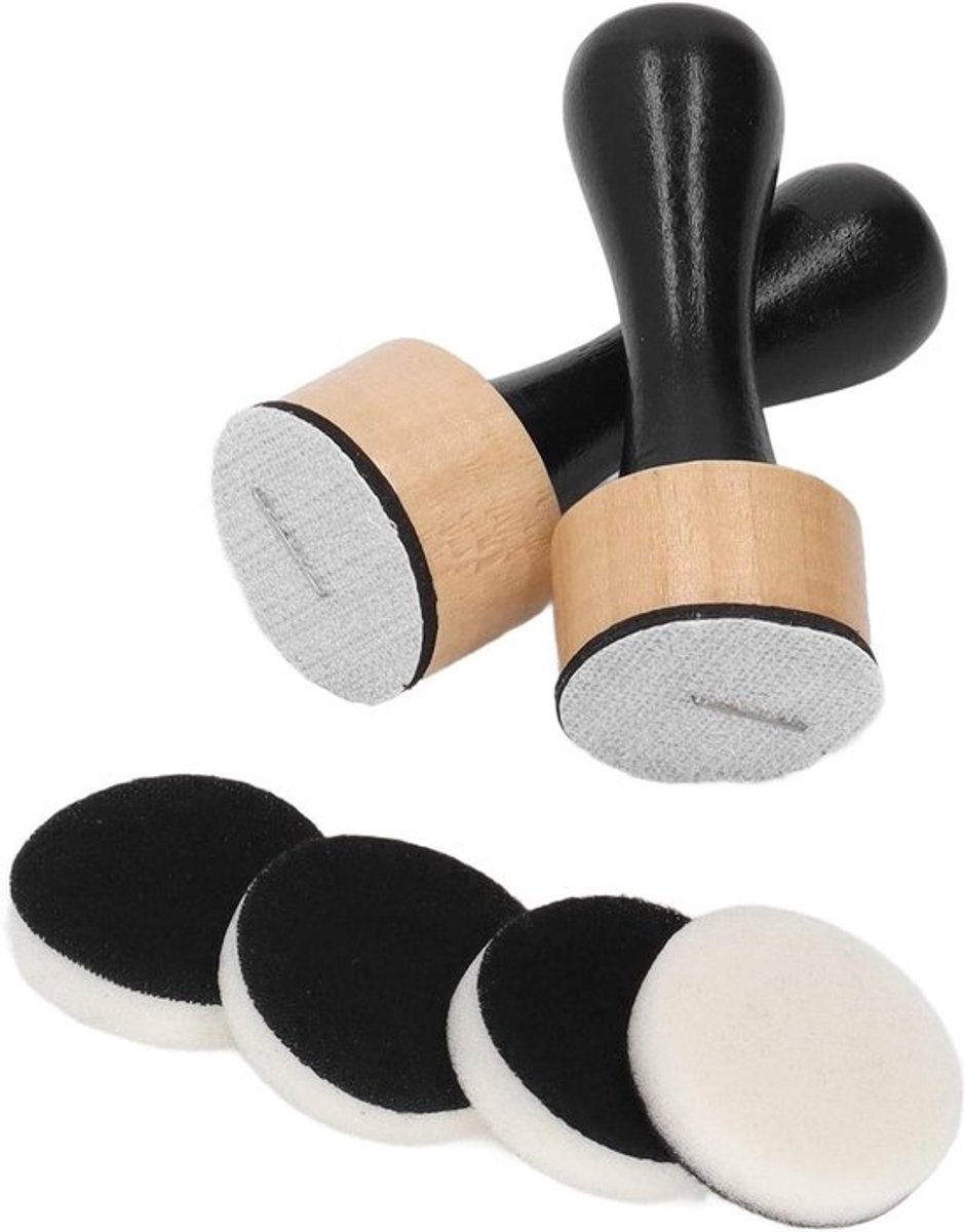 Ronde Inkt Mini Applicator Tool voor Verontrustende Blending - Inktverven Mengen met Sponzen