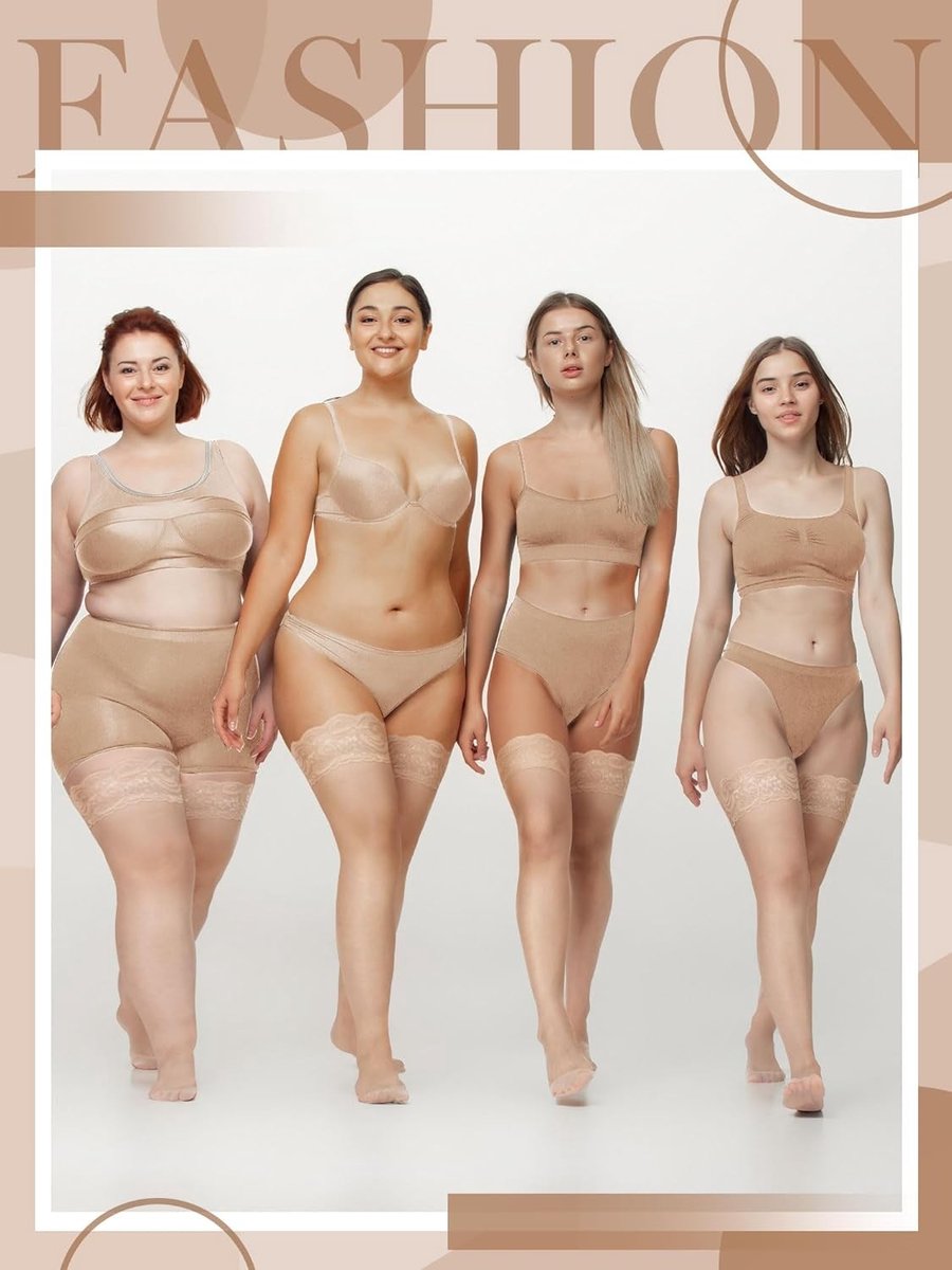 3 Paar Dames Hoge Kousen voor Vrouwen en Meisjes - Antislip, Ademend Nylon, Transparant en Comfortabel voor Elke Gelegenheid