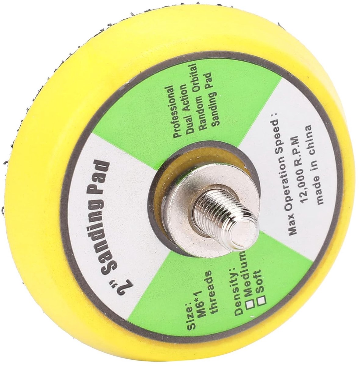 Professionele Luchtschuurmachine 50 Mm/2 Inch met Schuurpad en Polijstschijfplaten - Vervangingsset 4-pack voor Schuurpapiermachine, Ideaal voor Schuren en Polijsten