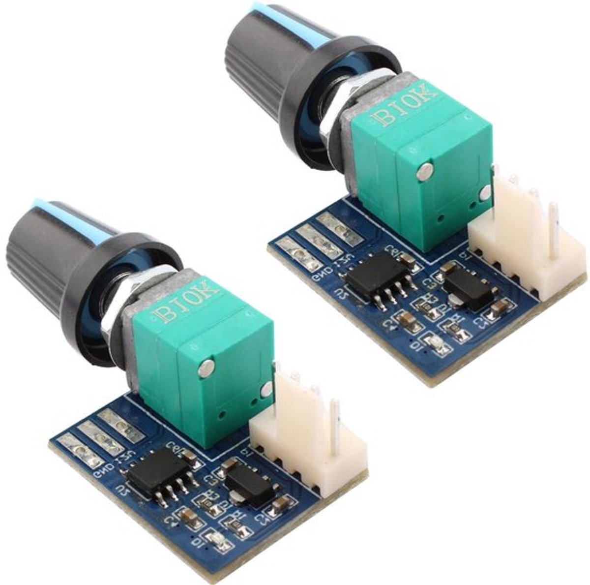 PWM ventilatorsnelheidsregelaar met 4-draads aansluiting voor DC 0-12V CPU- en behuizingsventilatoren, voor nauwkeurige en stille temperatuurregeling in pc's