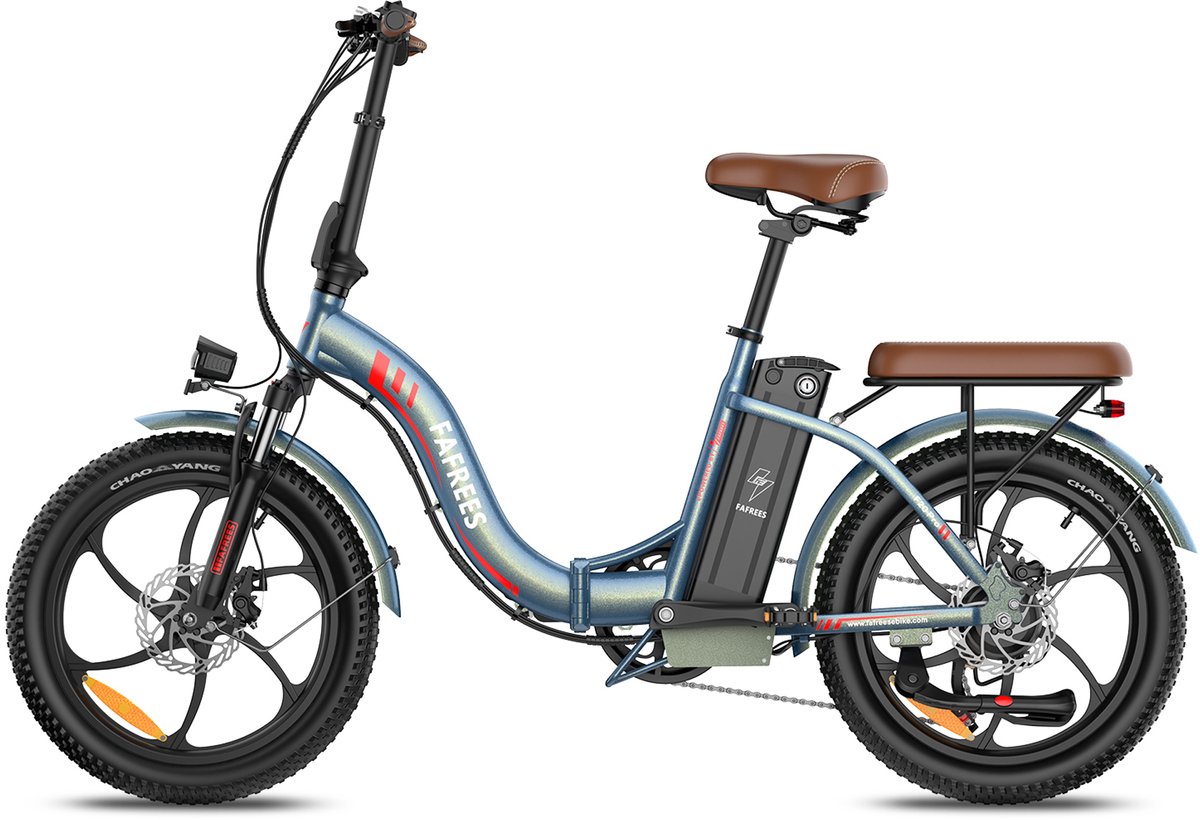 Fafrees F20 Pro Elektrische Fiets - 250W 20 Inch E-bike - 36V 20Ah Accu - Bereik 75-100km - Shimano 7 Versnellingen - Verende Voorvork - Opvouwbaar