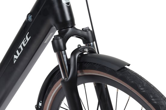 Altec Vybe - Elektrische Stadsfiets - Elektrische Damesfiets - Riembelt - Hydraulische schijfremmen - 28 inch - 55 cm - Zwart van Altec — afbeelding 4