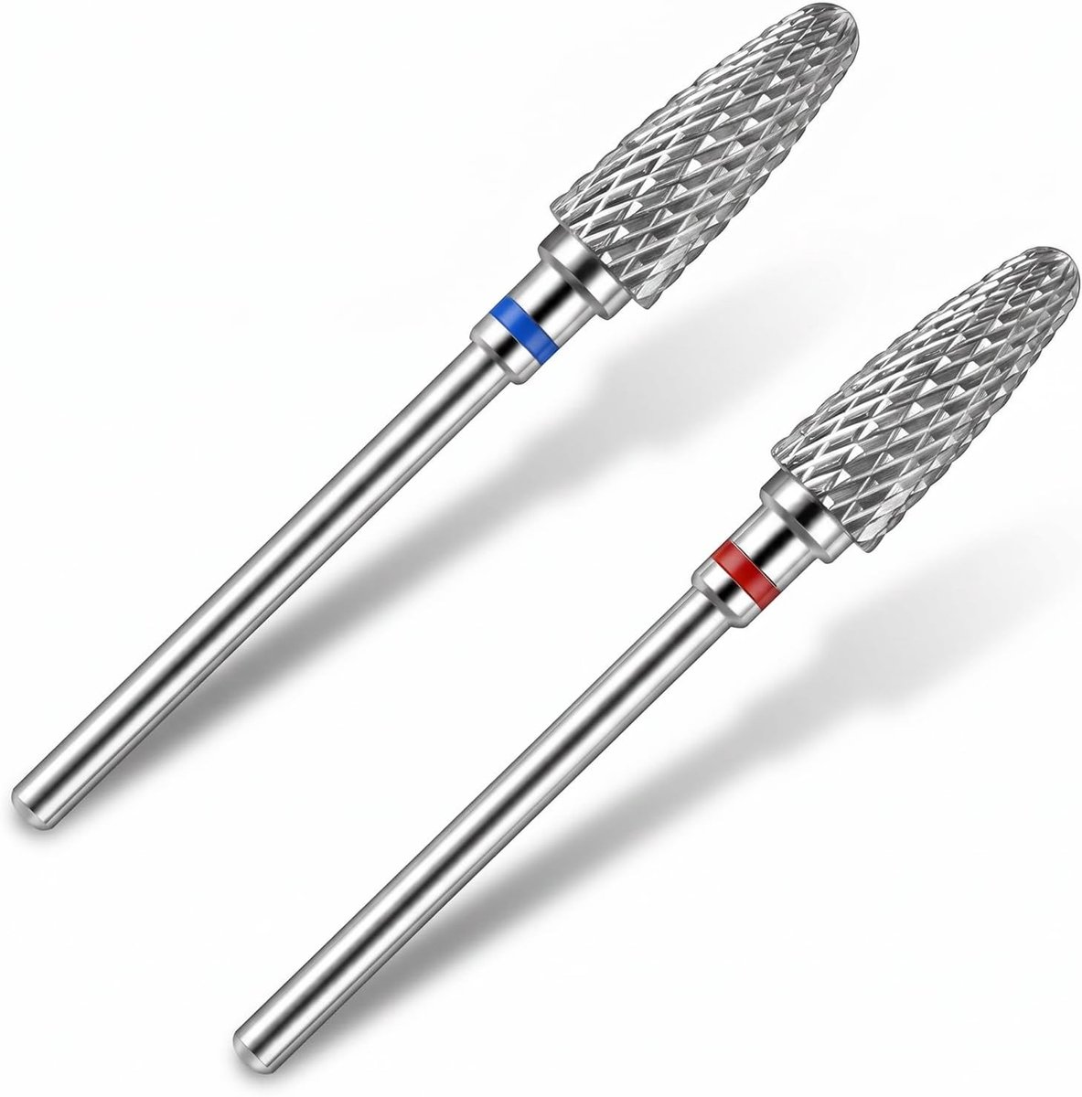 Hardmetalen nagelfrees voor acrylgelnagels, 3/32 inch schacht | Professionele nagelvijl, boorbits en veilige manicure- en pedicure-toolset