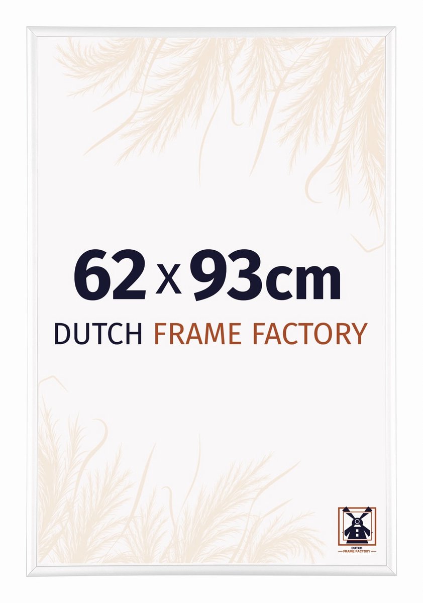 Dutch Frame Factory Fotolijst 62x93 cm - Aluminium - Wit Hoogglans - Kampen