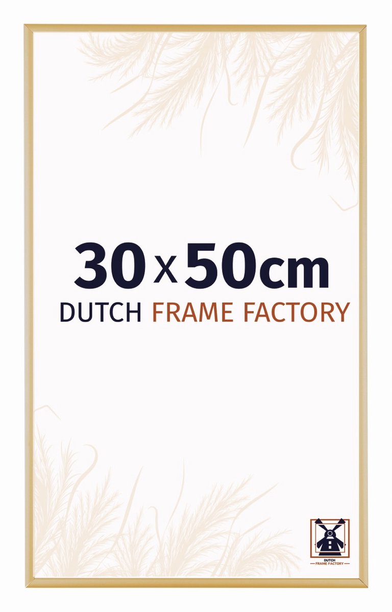 Dutch Frame Factory Fotolijst 30x50 cm - Aluminium - Goud Vintage - Kampen