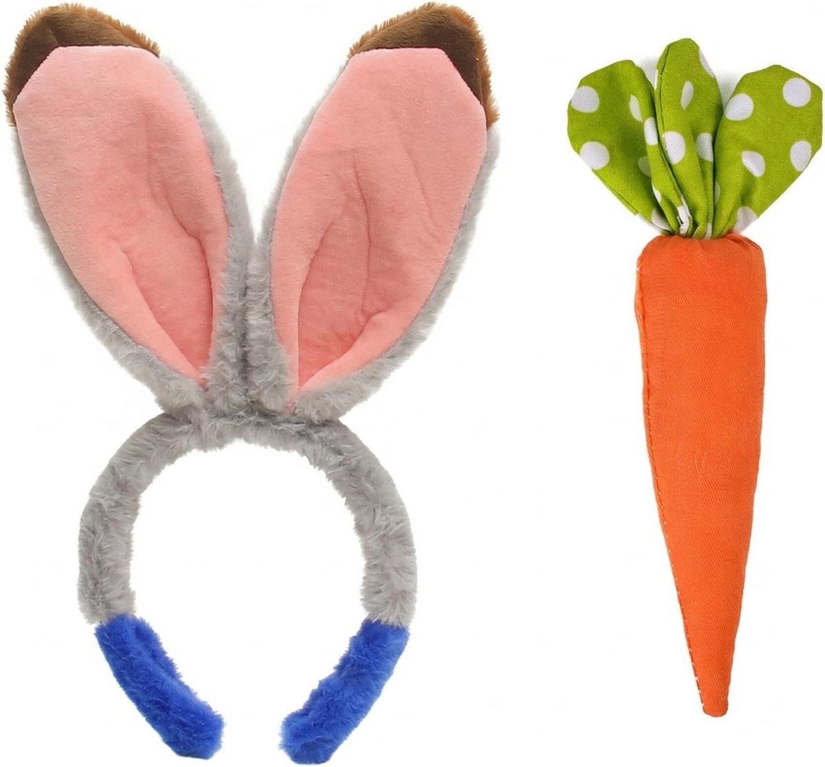 Set van 2 Haarbanden met Konijnenoren voor Kinderen - Schattige Kostuumaccessoires voor Meisjes en Jongens, Perfect voor Feestjes en Verkleedpartijen