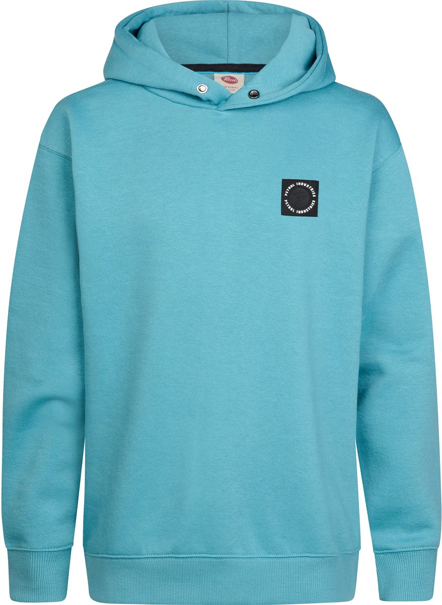 Petrol Industries - Jongens Relaxed hoodie millrun - Blauw - Maat 140