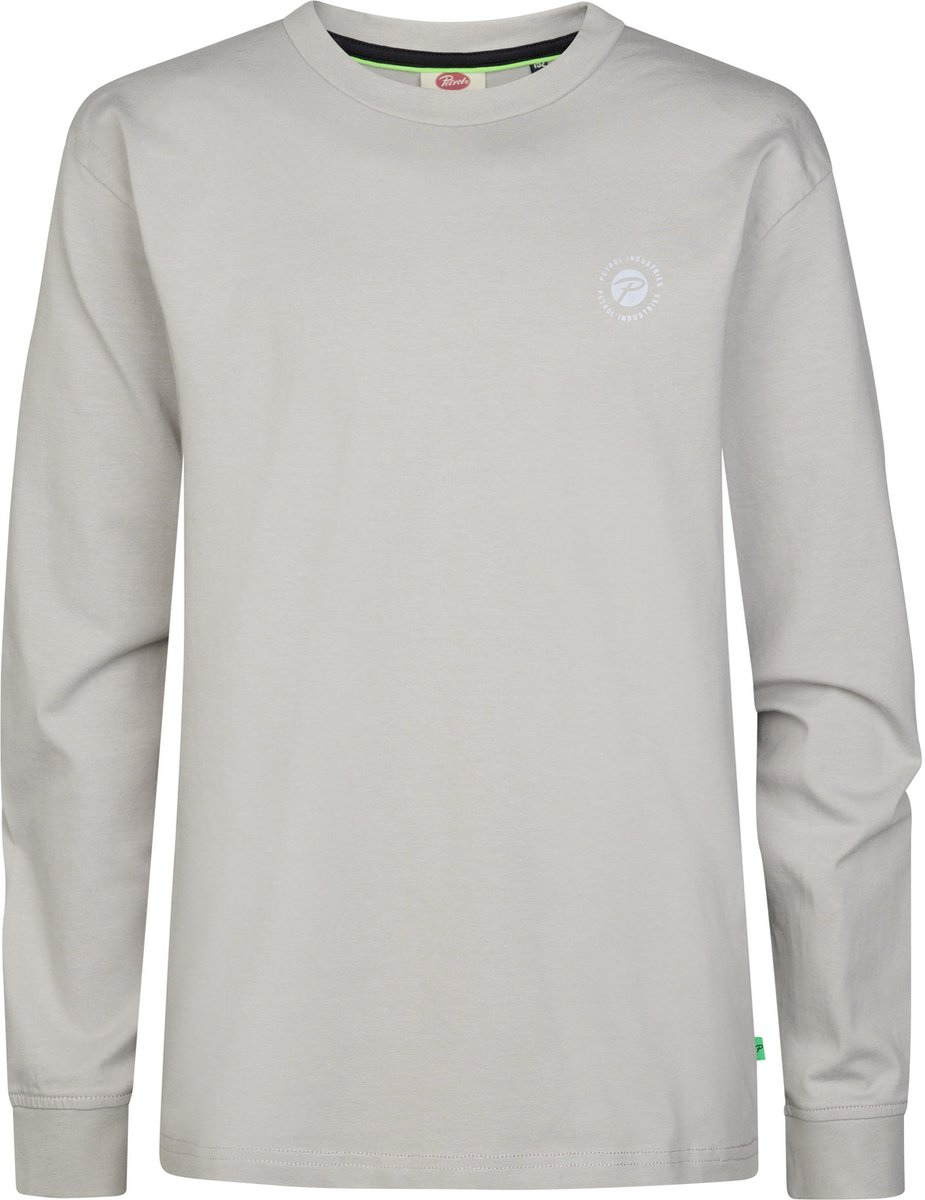 Petrol Industries - Jongens Longsleeve T-shirt met print Milllake - Zwart - Maat 116
