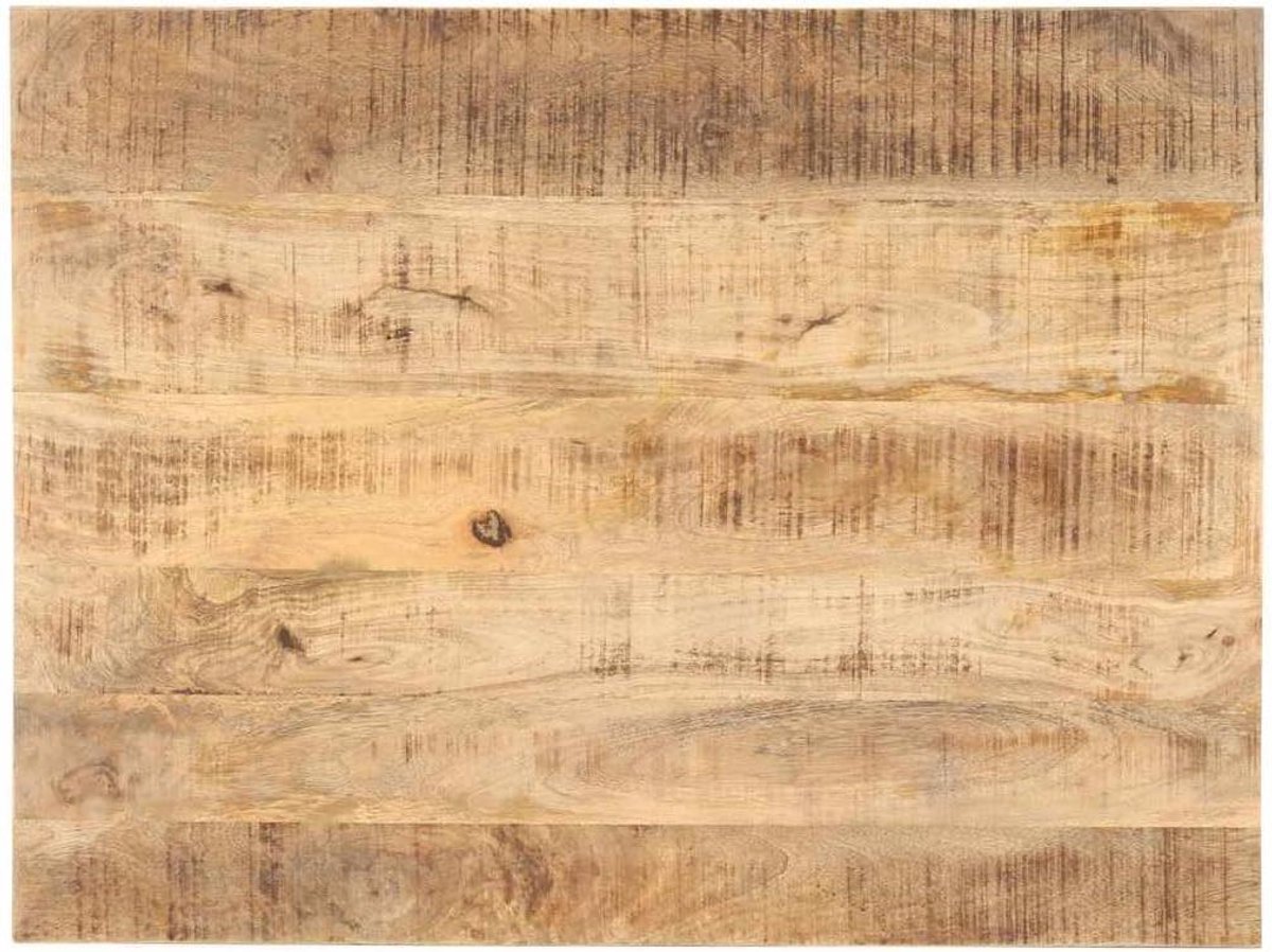 Tafelblad Massief Hout Rechthoekig 90x70 cm Dikte 25-27 mm