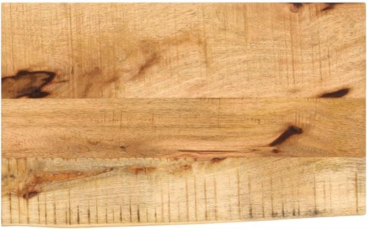 Massief Houten Tafelblad met Natuurlijke Rand 50x20x2.5 cm - Mango Hout