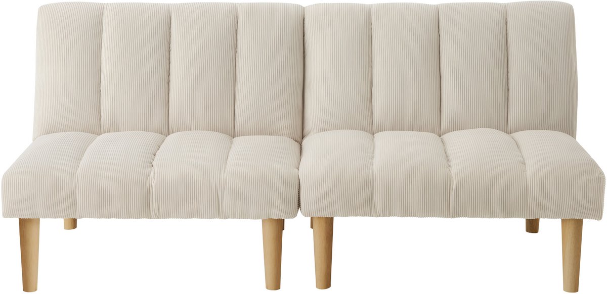 2-persoons slaapbank 167CM – Opklapbaar sofa-bed met 3-verstelbare rugleuning, ruimtebesparende slaapbank voor woonkamer & kantoor, modern gastenbed voor kleine ruimtes