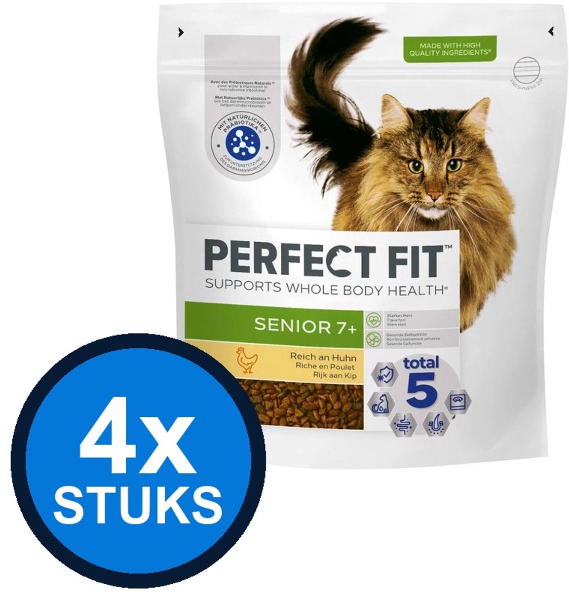 Perfect Fit Perfect Fit - droog senior kip 1,4kg - Kattenvoer - 1.4 kg