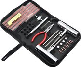 Livenzo Banden Reparatieset - Proppenset - incl. stevige tas - voor Motor, brommer of Auto - 46 onderdelen
