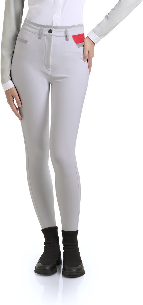 Ego7 SS26 Rijbroek Violet Knie Grip-Ice Grey-36