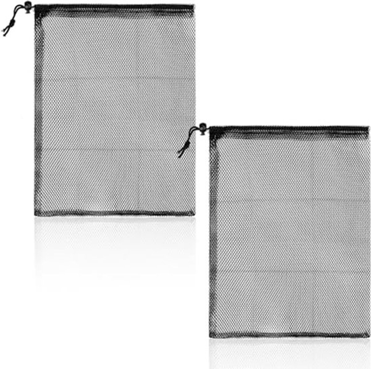2-delige filterzak voor vijverpompen, 39x30cm, barrièrezak voor waterpompen met trekkoord, dikke gaasfilterzak, reserveonderdelen voor windmolenaccessoires voor buitenfonteinen