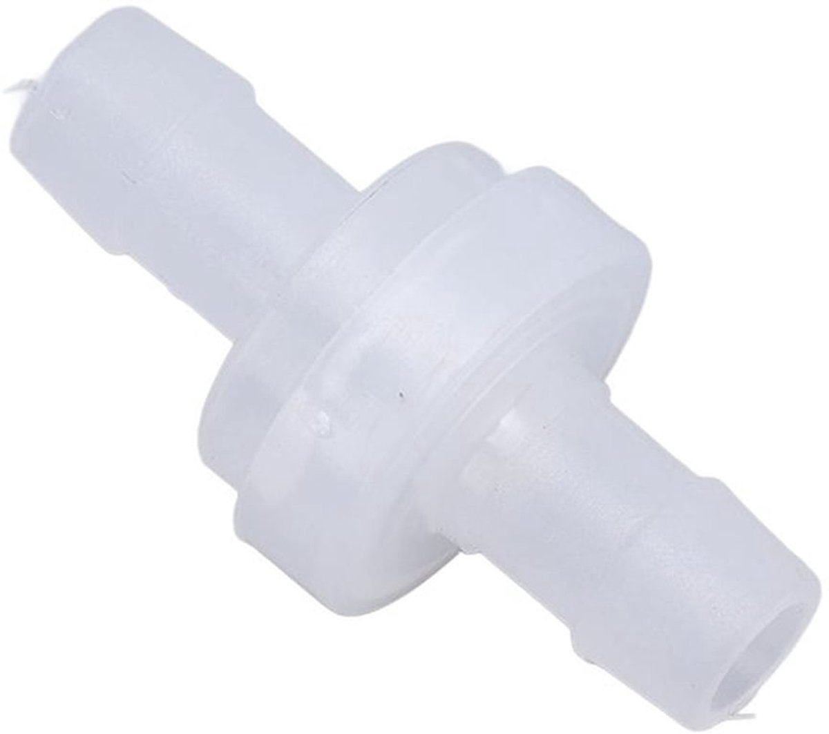 10Pcs PP Terugslagklep - Enkele Manier Water Stop Ventiel - 7.9mm Doorschijnend