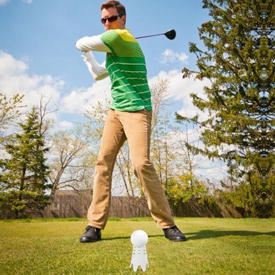 20 stuks golftees, plastic golfsimulator tees, oefengolftees, binnen- en buitengolfmatten, tees, golftrainingsaccessoires voor thuis, buiten, wintergras (10 hoog + 10 kort) — afbeelding 5
