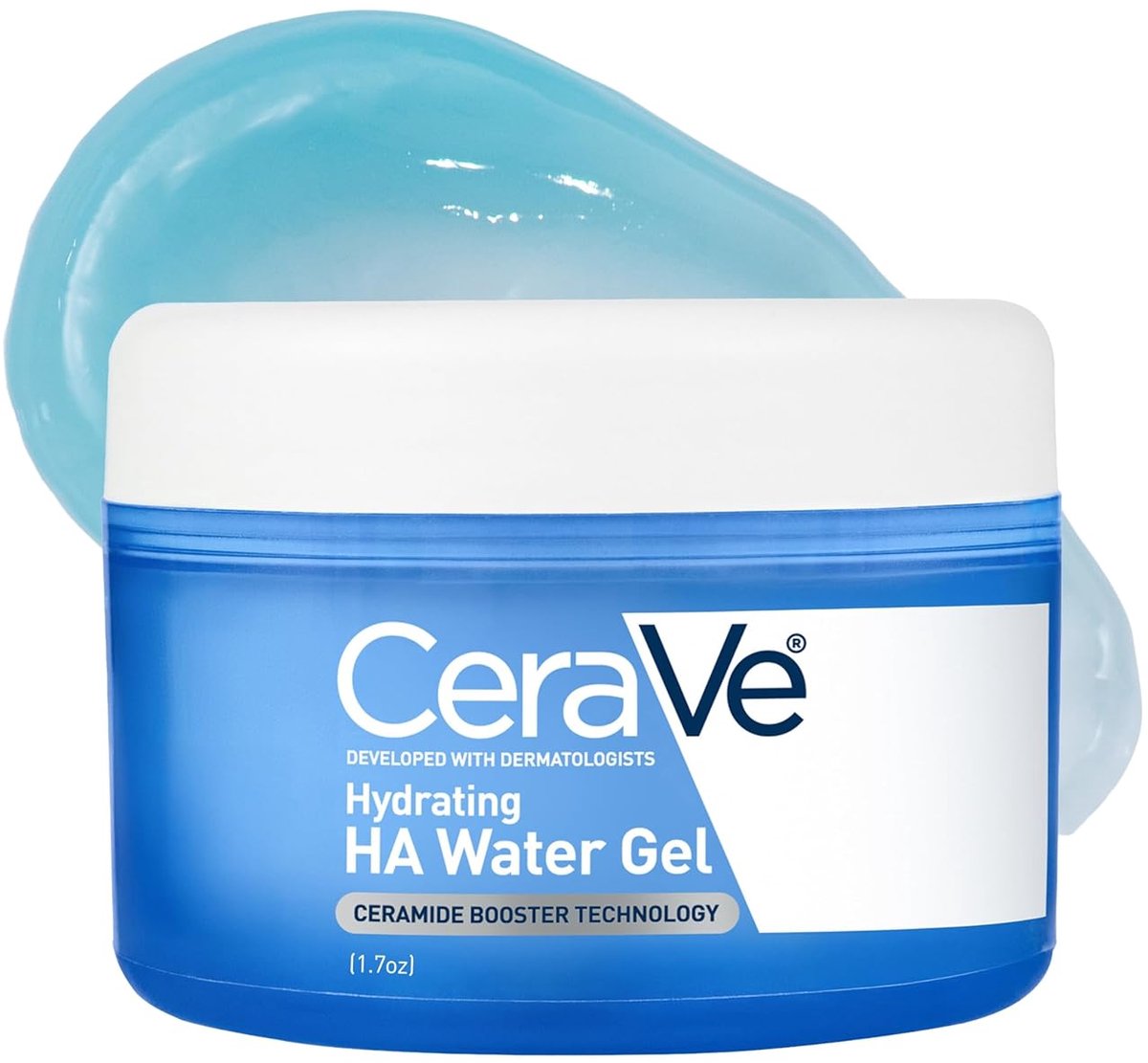 CeraVe Hydrating Hyaluronic Acid Water Gel – Gezichtscrème met Hyaluronzuur & Niacinamide – Parfumvrij