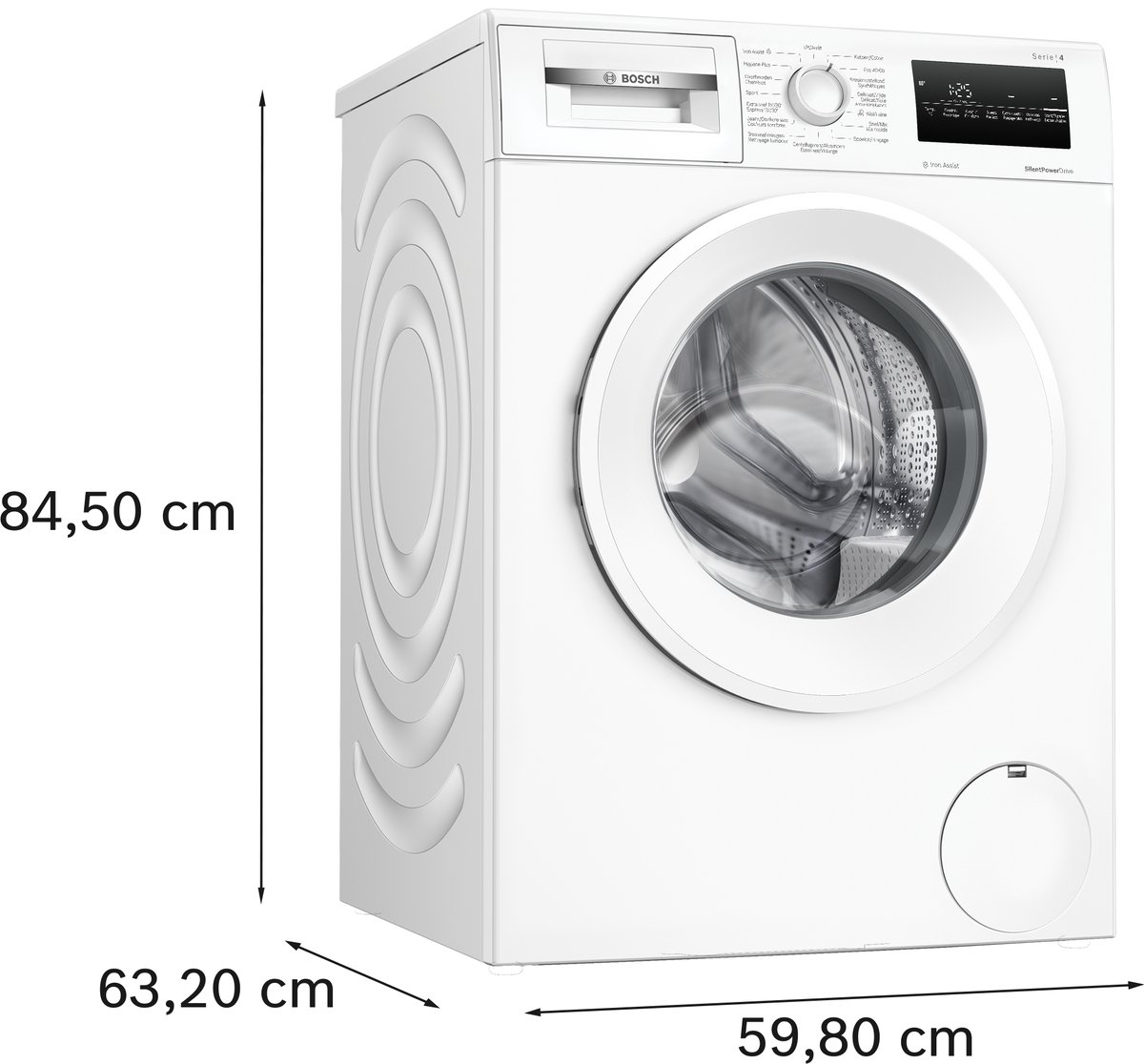 Bosch WAN2827YFG 8 kg met Iron Assist thumbnail 6