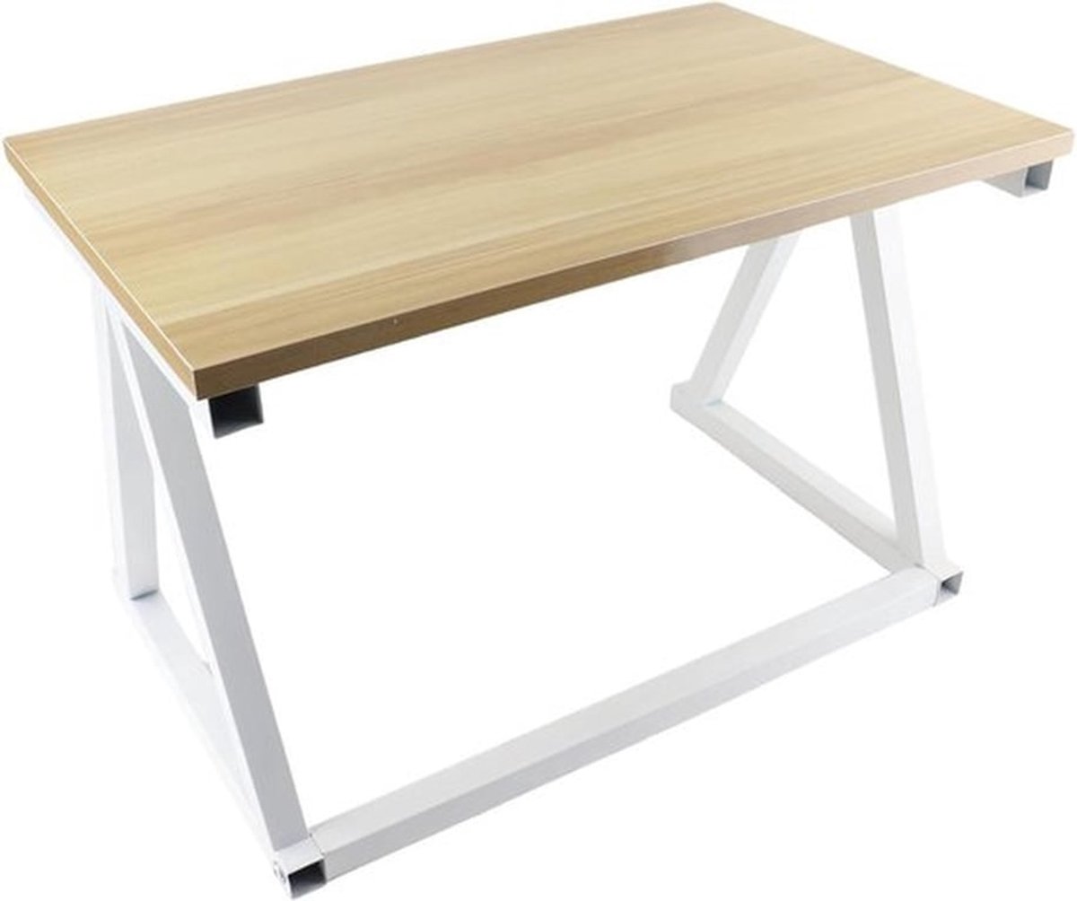 Magnetron-ovenrek - Keukenorganizer - Multifunctioneel - Koolstofstaal - Wit - 2-laags magnetronplankhouder - Ovenrek - Geschikt voor keukenkast - Medium formaat - Plankorganisator, 57 x 38 x 38 cm