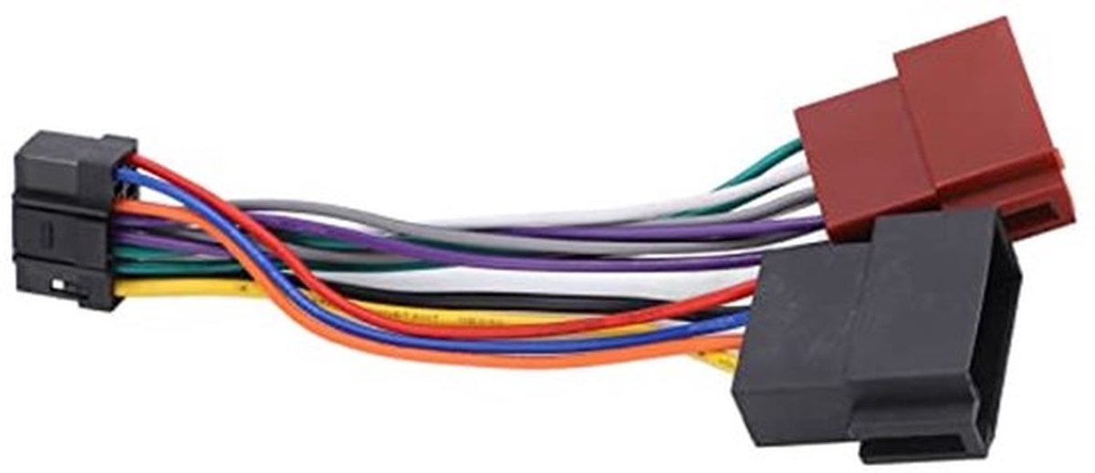 16 Pin ISO Kabel Trunk Connector Adapter Connector Auto stereo radio kabel kabel adapter Vervanging voor Alpine