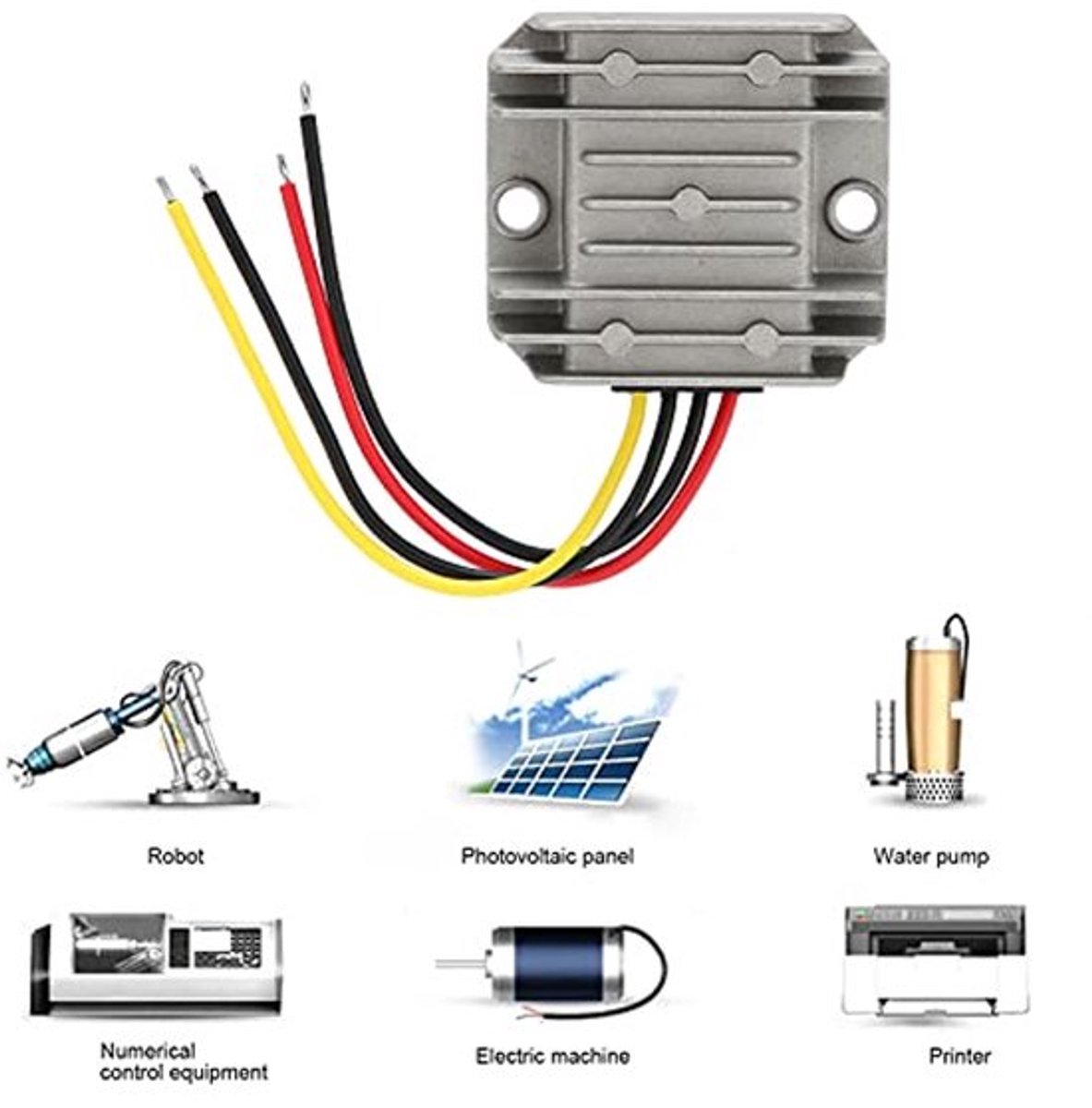 48V naar 24V 30A 720W Spanningsreductiemiddelconverter, afgedekt DC DC -transformatorvoeding
