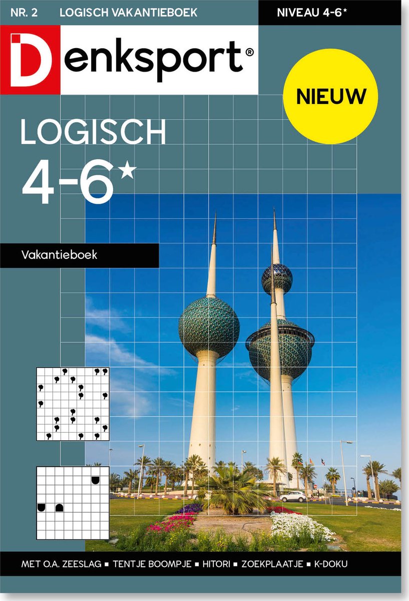 Denksport Puzzelboek - Logisch 4-6* vakantieboek, editie 2