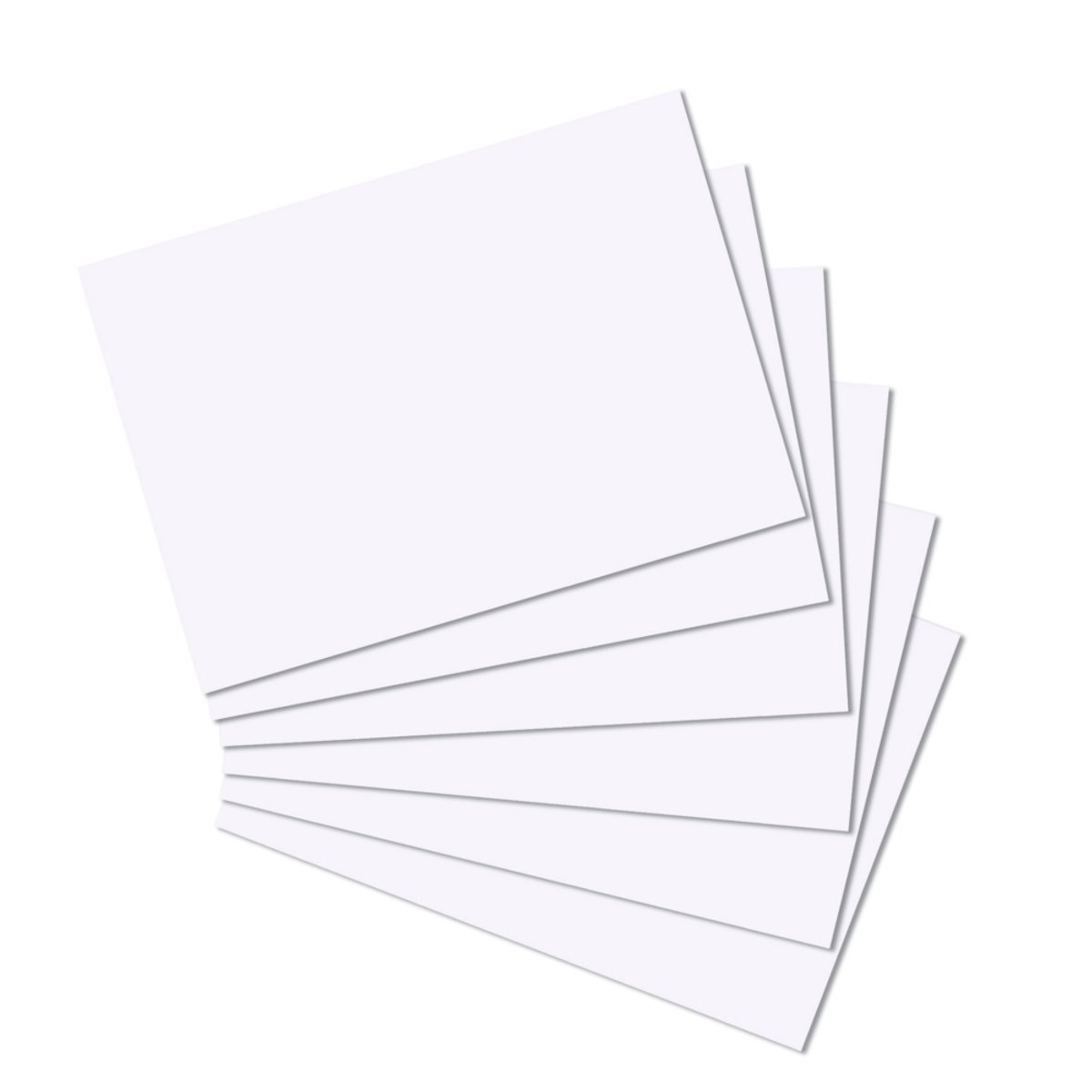 Herlitz systeemkaarten - A4 - blanco- wit- 100 stuks