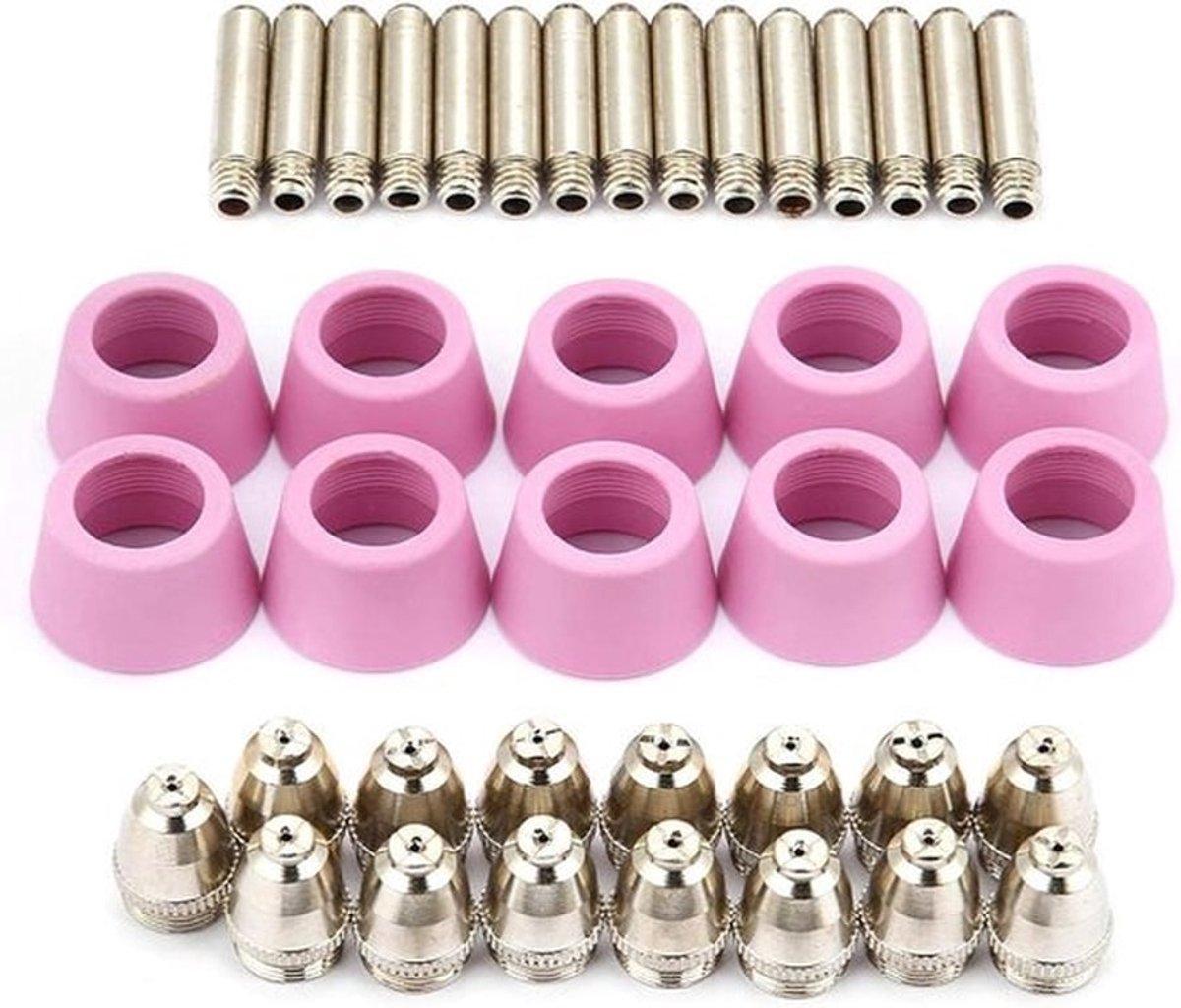 Plasmasnijder Accessoires P60 - 40 stuks/set AG60 SG55 Elektrode Nozzles Cups Kit