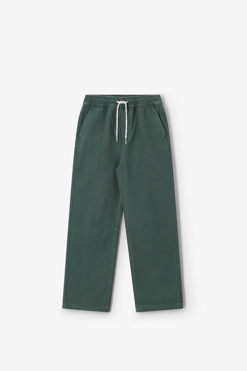 Sissy-Boy - Donkergroene mid-rise broek