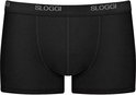 Zwarte Sloggi basic short met grijze tailleband.