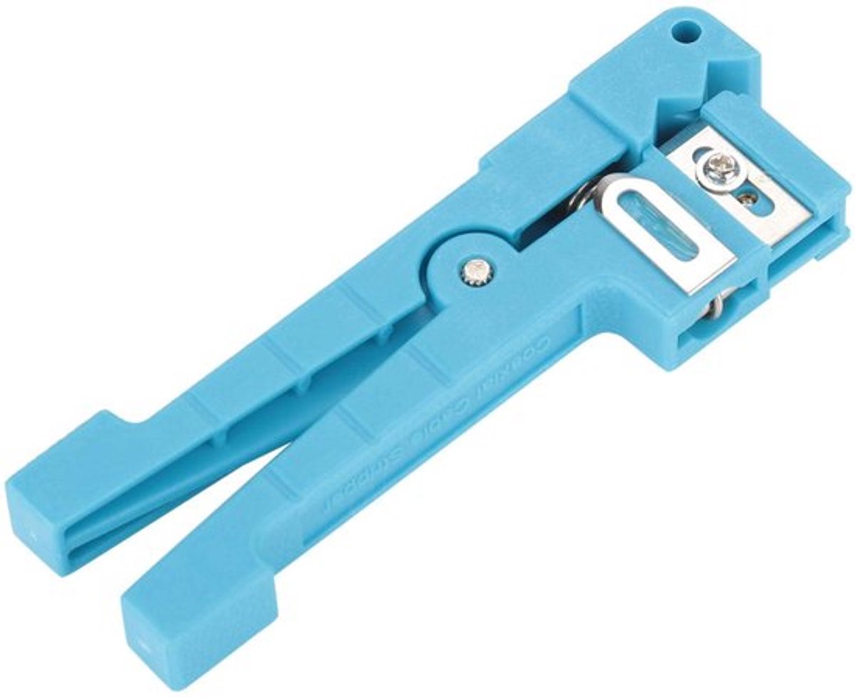 Glasvezel Stripper 100% Nieuw - Verstelbare Bladen - Kabel Cutter - Crimper - Comfortabele Grip - Efficiënt Strippen - Striptool